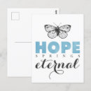 Search for hope postcards Blue