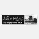 Search for customisation bumper stickers White
