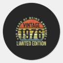 Search for made in 1976 stickers 50th