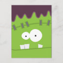 Search for cartoon halloween postcards Frankenstein's monster