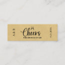 Search for gold ticket business cards Cheers