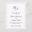 Search for royal purple save the dates Classic