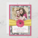 Search for yellow grey save the dates Floral