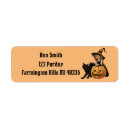 Search for witch cat return address labels October