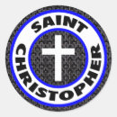Search for saint christopher stickers Christian