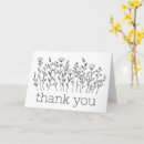Search for lined thank you cards Wildflowers