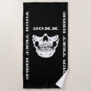 Search for motorcycle beach towels Black