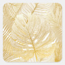 Search for leaf illustration stickers Gold