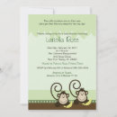 Search for twin monkey baby shower invitations Monkeys