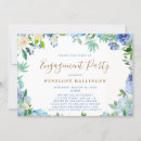 Search for hydrangea engagement party invitations Gold