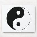 Search for yin yang mousepads Black