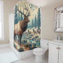 Search for wildlife shower curtains Cabin