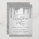 Search for silver christmas invitations Sparkle