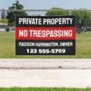 Search for privately No trespassing