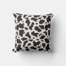 Search for black and white cow print cushions Western