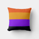 Search for orange and black cushions Purple