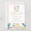 Search for llama cactus baby shower invitations Cacti