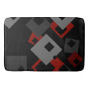 Search for red gray and black bathroom accessories Geometric