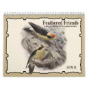 Search for vintage bird calendars Retro