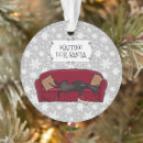 Search for couch christmas tree decorations Dog