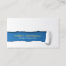 Search for ripped business cards Torn