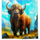 Search for bison shower curtains Nature
