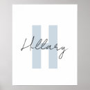 Search for monogram initials posters Simple