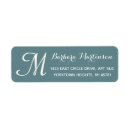 Search for initial name return address labels Elegant