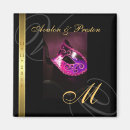 Search for pink gold masquerade party invitations Black