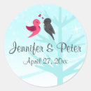 Search for lovebirds wedding stickers Grey