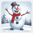 Search for cartoon snowman stickers Festive