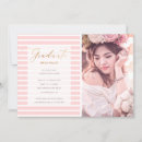 Search for blush pink graduation invitations High school