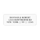 Search for recipient return address labels Simple
