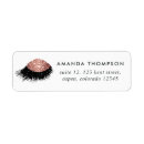 Search for rose gold glitter return address labels Makeup artist