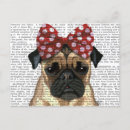 Search for red bow postcards Animals