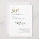 Search for watercolor anniversary invitations 50th