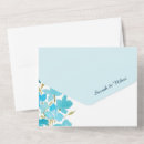 Search for shades of blue wedding invitations Watercolor flowers