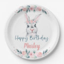 Search for easter bunny plates Some bunny birthday
