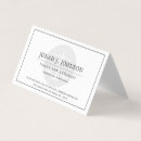 Search for simple one sided business cards Black and white