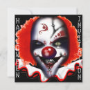 Search for scary clown invitations Gothic