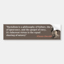 Search for socialism bumper stickers Churchill