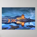 Search for castle at night art Eilean donan castle