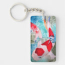 Search for japanese koi fish key rings Watercolor