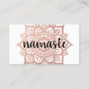Search for namaste business cards Mandala