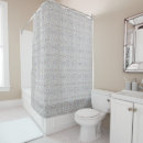 Search for coral and gray shower curtains Ikat