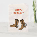 Search for country dance cards Cowboy