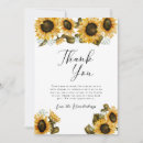 Search for sunflower thank you cards Yellow