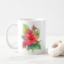 Search for hibiscus coffee mugs Watercolor
