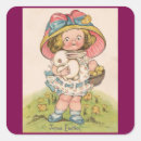 Search for cute easter basket stickers Vintage