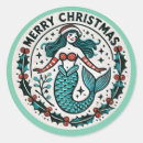 Search for christmas mermaid stickers Xmas
